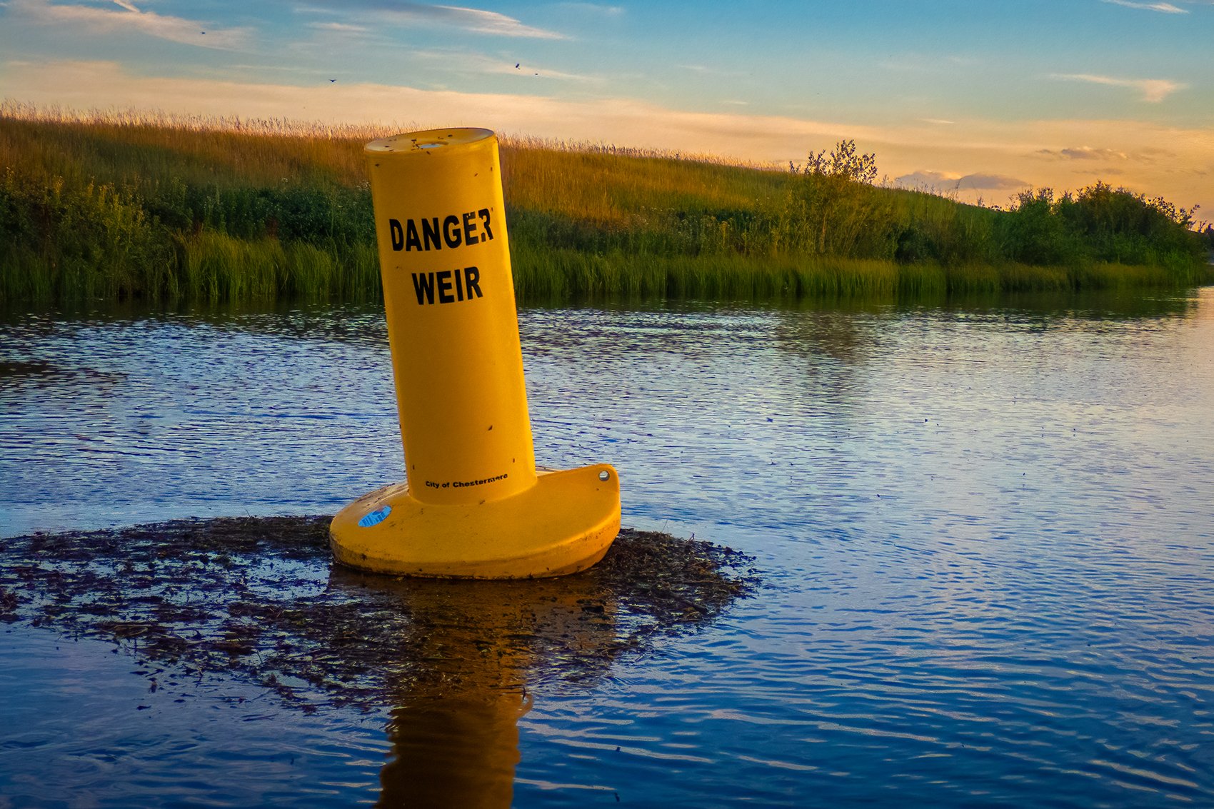 Danger weir, Chestermere Lake, Chestermere, AB, 2024-08-20