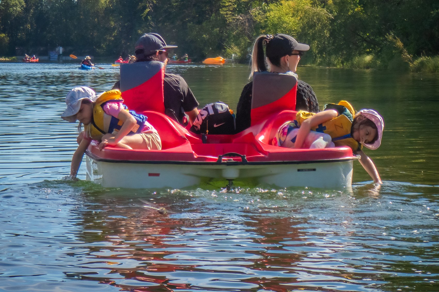 There goes trouble, Bowness Park, Calgary, Alberta, 2024-09-01