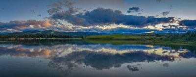 Last Rays of the Day, Chain Lakes Reservoir, AB, 2025-07-09