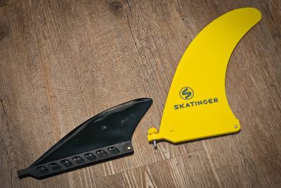 Low profile fin vs flat water fin, Casa McCormick, Strathmore, AB, 2024-09-25